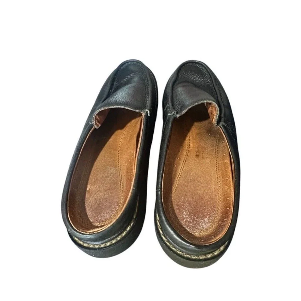 Ariat Womens Size US 10 B Black Leather Slip On Mules Clogs Shoes Comfy Boho
